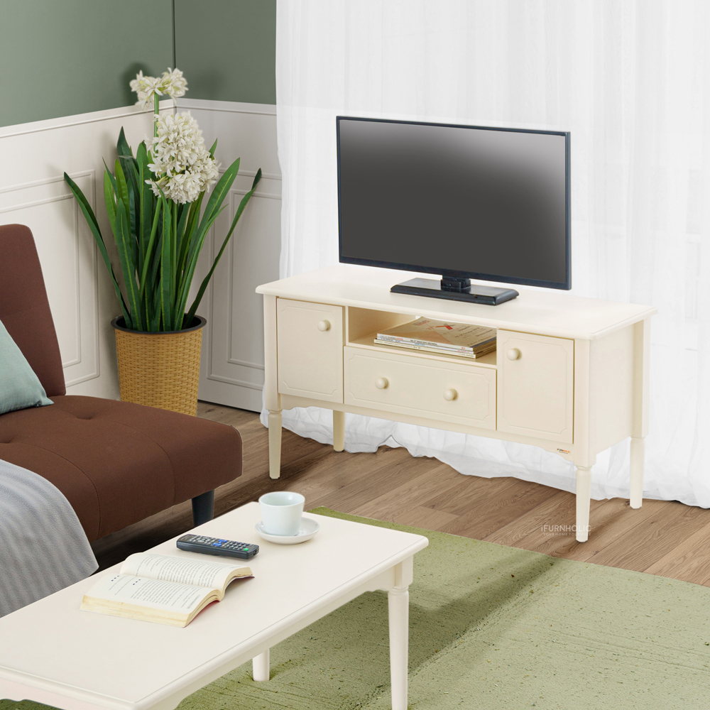 iFURNHOLIC Helen TV Cabinet I Meja TV Klasik I Lemari TV Simpel I Buffet Rak TV